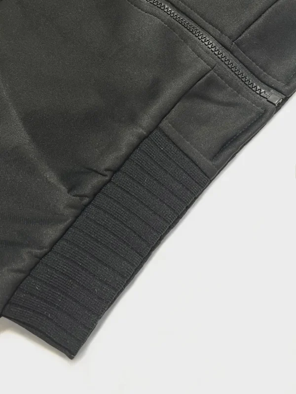 Men's Warm Fleece Hooded Jacket, Casual Color Block Jacket Coat For Fall Winter - Image 7