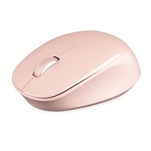 Compact Pink Ergonomic Laptop Mouse