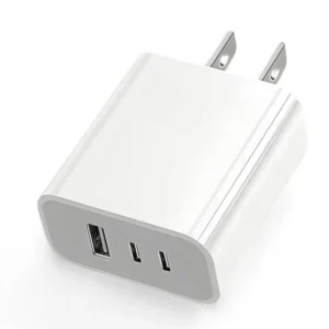 3-Port Fast USB C Charger Block