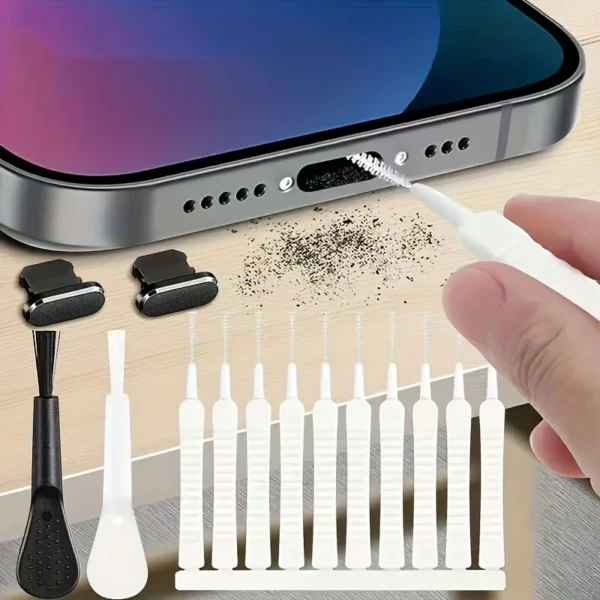 dust plug kit with cleaning brush