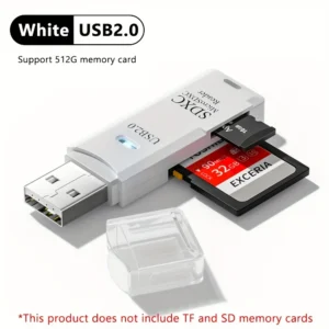 USB Two-in-One Card Reader